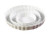 CAC QCD-10 White China Fluted Quiche Dish 42 oz - QCD10