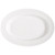 GET ML-14-W Milano 17" x 12" White Oval Platter - ML14W