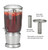Tablecraft 5 Gallon Stainless Steel / Polycarbonate Beverage Dispenser - 85