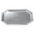 Winco CMT-1217 17" x 12 1/2" Octagon Metal Catering Tray - CCT1217