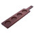 Libbey 96381 Four-Hole Mahogany Finish Wood Beer Flight Sampler Paddle - 16 7/8" x 3 3/4" x 5/8" - L96381