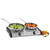Cuisinart CB60 Portable Double Burner w/ Cast Iron Plate