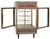 Benchmark 51012 Pass-Thru Heated Display Merchandiser For 12" Pizzas / Pretzels - 120V