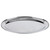 Winco OPL-12 11 3/4" x 7 7/8" Oval Stainless Steel Platter - OPD12