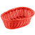 Crestware CBR5 Oval Rattan Basket 9" x 6" x 3" Assorted Colors 6/Pack