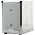 Winco NH-5 LowfoldNapkin Dispenser - Stainless Steel - LOWDC