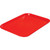 Winco FFT-1418R Red 14" x 18" Standard Plastic Fast Food Tray - CT1418