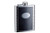 Franmara 8117 Deluxe Leather-Bound Captive-Top Pocket Flask, 8 oz.
