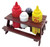 Mr. Bar-B-Q 40197X Picnic Table Condiment Set