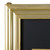 Chef Master 90039 Brass 60" Changeable Hostess / Teller Sign with 15 Messages