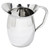 Winco WPB-2C 2 qt. Bell Pitcher with Ice Guard - Stainless Steel