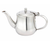 Winco GS-10 10 oz. Stainless Steel Gooseneck Teapot - CAP64