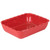 Winco CRK-13R 10 lb. Red Tulip Deli Crock - 6966R