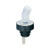 Spill Stop 313BC Clear  Liquor Pourer with Screen - 12 / Pack
