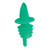 Spill Stop 350G Green Free Flow Liquor Pourer - 12 / Pack