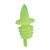 Spill Stop 350Y Yellow Free Flow Liquor Pourer - 12 / Pack