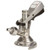 Micro Matic DH1501 "A" System Beer Keg Coupler with Black Ergo Lever Handle and Type 304 Stainless Steel Probe