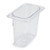 Carlisle 3068807 StorPlus 1/9 Size 6" Deep Food Pan - Clear