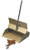 Carlisle 4066300 12" Steel Lobby Dustpan with Steel Handle
