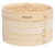 Harold Imports 97009 Helen Chen's Asian Kitchen Bamboo Steamer with Lid, 3 Piece Set, 10"