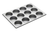 Chicago Metallic 12 (6.2 oz) Cup Aluminized Steel Jumbo Muffin Pan (903515)
