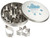 Ateco 4852 7 Piece Stainless Steel Leaf Cookie Cutter Set (August Thomsen)