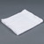 17" x 20" White 32 oz. 100% Cotton Ribbed Terry Bar Towel - 12 / Pack