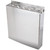 Winco KR-9 7 Slot Stainless Steel Wall-Mount Knife Rack