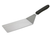Winco TKP-42 8" x 4" Solid Steak Turner - Plastic Handle, Black
