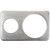 Winco ADP-610 2 Hole Steam Table Adapter Plate - 6 3/8" and 10 3/8"
