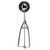 Winco ISS-24 #24 Round Squeeze Handle Disher Portion Scoop - 1.75 oz.