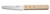 Winco KCL-3 3-1/2" Clam Knife with Riveted Wood Handle