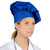 Winco CH-13BL 13" Royal Blue Chef Hat