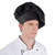 Winco CH-13BK 13" Black Chef Hat