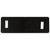 Winco SGN-302 9" x 3" Black and White Pull Sign