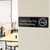 Update International S39-18BK 9" x 6" 9" x 3" Black and White Thank You For Not Smoking Sign