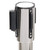 Winco CGS-38S Stainless Steel 36" Crowd Control / Guidance Stanchion with Retractable Belt