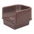 Cambro 100BC Brown Single Height Booster Seat