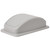 Winco PTCL-23 Swing Dome Wall Hugger / Slim Jim Trash Can Lid - Gray