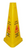 Winco WCS-27T 27" Wet Floor Cone-Shaped Sign