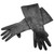 Winco NLG-1018 Black Natural Latex Gloves 18" Long - Pair