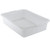 Winco PLP-5W 20" x 15" x 5" White Perforated Bus Box