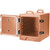 Cambro 300MPC157 Coffee Beige Camcarrier Pan Carrier with Handles - Front Load for 12" x 20" Food Pans, 4 Pan Capacity