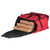 San Jamar PB20-12 20" x 18" x 12" Insulated Red Pizza Delivery Bag - Nylon