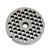 Adcraft 12P2-1/4 #12 Meat Grinder Knife 1/4" Hole Meat Grinder Plate #12