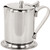Adcraft STP-10GB 10 oz. Stainless Steel Teapot / Creamer w/ Base