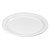 Adcraft MEL-PL72W White Melamine Narrow Rim Plate 7-1/4" - 48/Pack