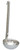 Adcraft NL-4 4 oz. Two-Piece Ladle, Short Handle