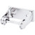 San Jamar R200XC Locking Single Roll Toilet Tissue Dispenser - Chrome