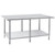 24" x 96" 18-Gauge Stainless Steel Commercial Work Table with Undershelf